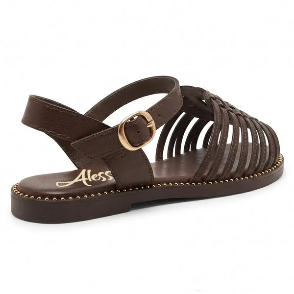Alessio Strippy Sandal - Chocolate Combo