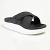 Alessio Tari Cross Strap Comfort Sandal - Black