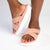Alessio Tari Cross Strap Comfort Sandal - Pink-Alessio-Buy shoes online
