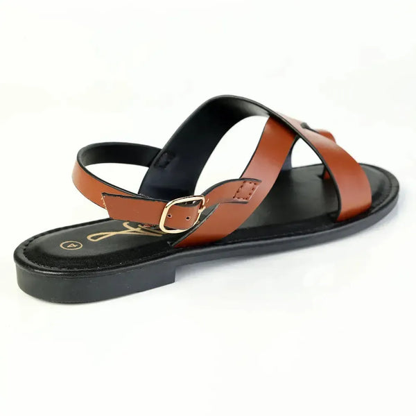 Alessio Toe Post Flast Sandal - Tan