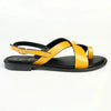 Alessio Toe Post Flast Sandal - Yellow