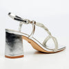 Butterfly Feet Amelle1 Block Heel Sandals - Silver