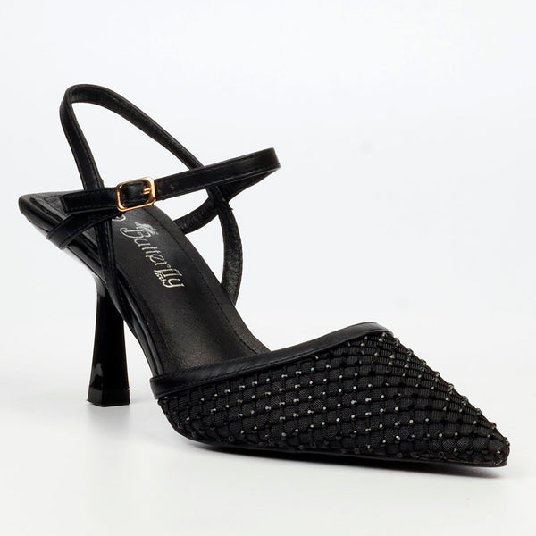 Butterfly Feet Catrina 1 Heel - Black