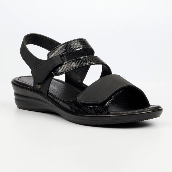 Butterfly Feet Chrissy 4 Wedge Sandal - Black