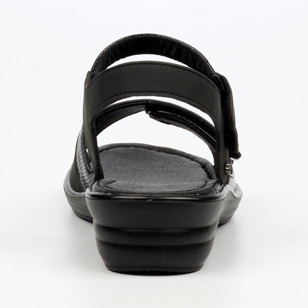 Butterfly Feet Chrissy 4 Wedge Sandal - Black