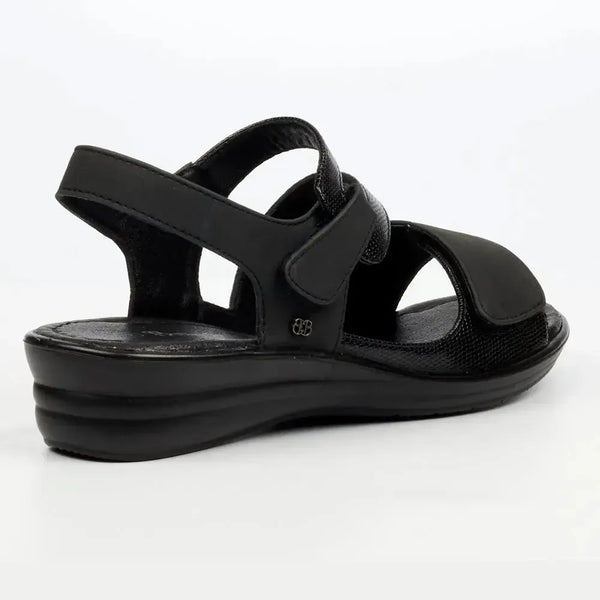 Butterfly Feet Chrissy 4 Wedge Sandal - Black