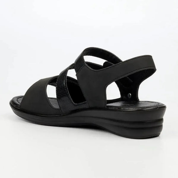 Butterfly Feet Chrissy 4 Wedge Sandal - Black