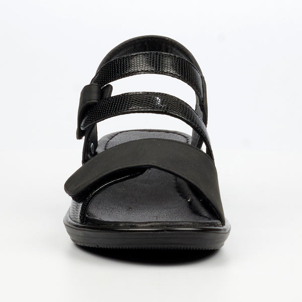 Butterfly Feet Chrissy 4 Wedge Sandal - Black