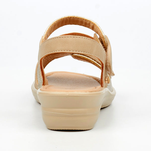 Butterfly Feet Chrissy 4 Wedge Sandal - Champagne