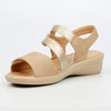 Butterfly Feet Chrissy 4 Wedge Sandal - Champagne