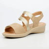 Butterfly Feet Chrissy 4 Wedge Sandal - Champagne