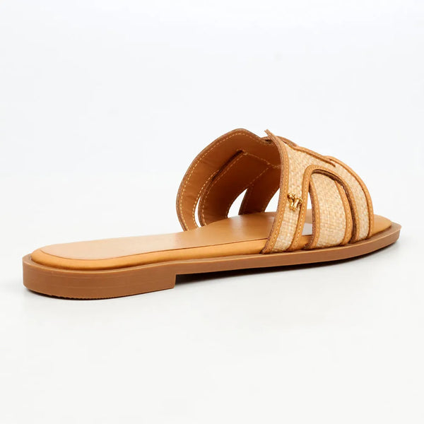 Butterfly Feet Dorey 7 Flat Sandals - Tan