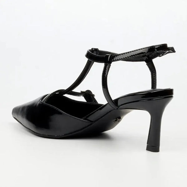 Butterfly Feet Elisha Closed Toe Slingback - Black