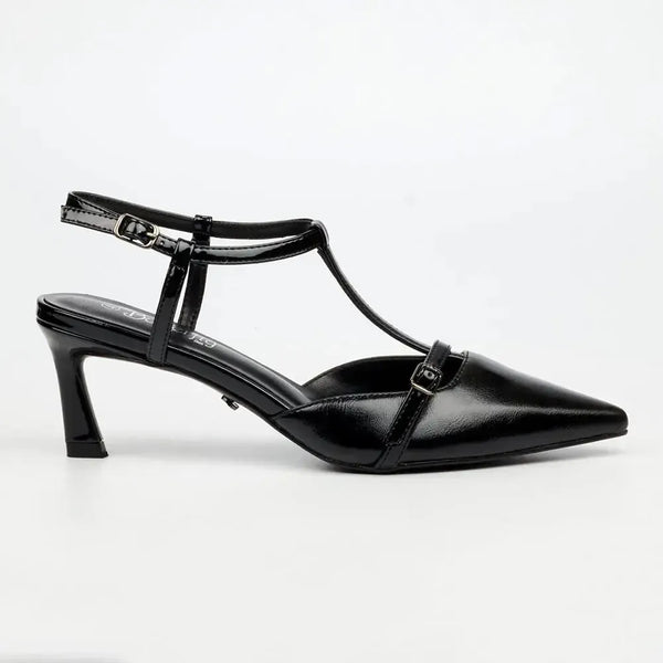 Butterfly Feet Elisha Closed Toe Slingback - Black