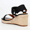 Butterfly Feet Escada 1 Espadrille Wedge Sandals - Black
