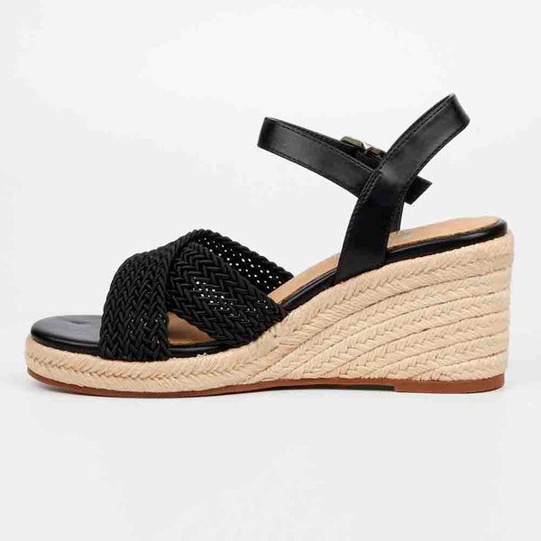 Butterfly Feet Escada 2 Wedge - Black