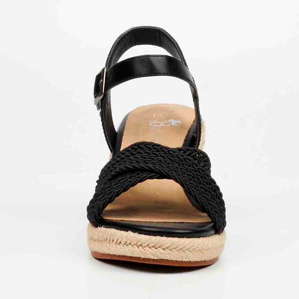 Butterfly Feet Escada 2 Wedge - Black