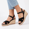 Butterfly Feet Escada 2 Wedge - Black