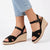 Butterfly Feet Escada 2 Wedge - Black