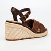 Butterfly Feet Escada 2 Wedge - Chocolate