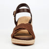 Butterfly Feet Escada 2 Wedge - Chocolate