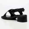 Butterfly Feet Esmee 1 Block Heel Sandals - Black