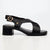 Butterfly Feet Esmee 1 Block Heel Sandals - Black