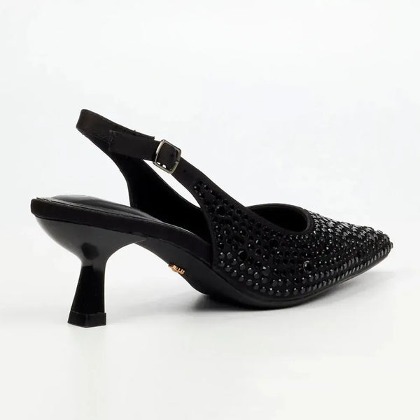 Butterfly Feet Estella Kitten 1 Heel - Black