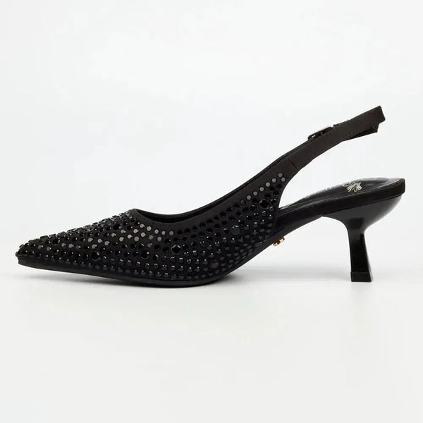 Butterfly Feet Estella Kitten 1 Heel - Black