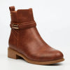 Butterfly Feet Huda 23 Faux Leather Boot - Tan