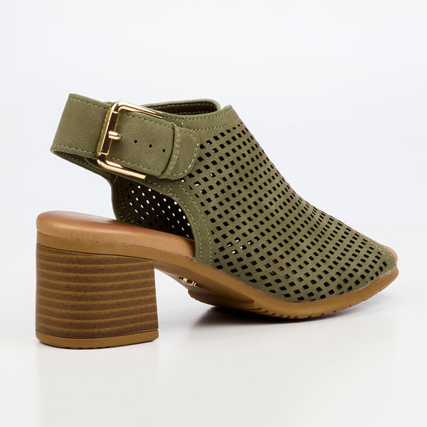 Butterfly Feet Indra Heel - Olive