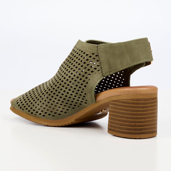 Butterfly Feet Indra Heel - Olive