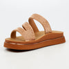 Butterfly Feet Junes Z Strap Sandals - Rose Gold