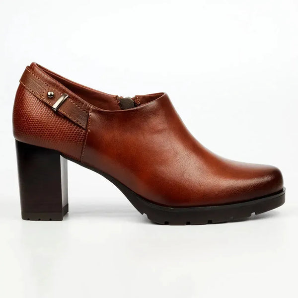 Butterfly Feet Kylin 2 Block Heel Shoot - Tan