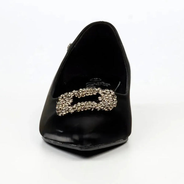 Butterfly Feet Leonore 1 Low Block Heel - Black