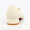 Butterfly Feet Leonore 1 Low Block Heel - White