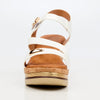 Butterfly Feet Melinda 4 Wedge Sandals - White
