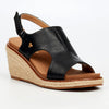 Butterfly Feet Mila 2 Espadrille Wedge Sandals - Black