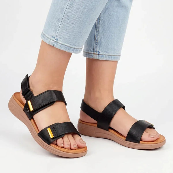 Butterfly Feet Mylee 2 Wedge Sandals - Black