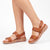 Butterfly Feet Mylee 2 Wedge Sandals - Tan