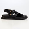Butterfly Feet Palmera 1 Footbed Sandals - Black