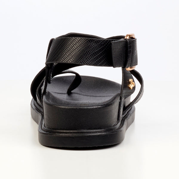 Butterfly Feet Palmera 1 Footbed Sandals - Black