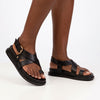 Butterfly Feet Palmera 1 Footbed Sandals - Black