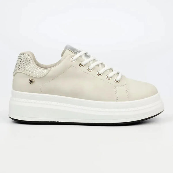 Butterfly Feet Senhora 23 Platform Sneaker - Grey