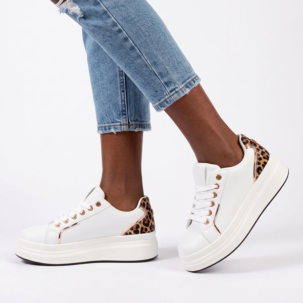 Butterfly Feet Senhora 30 Platform Sneakers - White