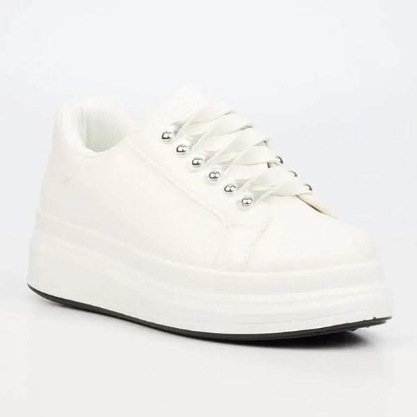 Butterfly Feet Senhora 31 Platform Sneaker - White