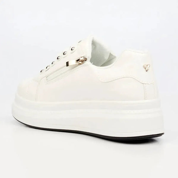 Butterfly Feet Senhora 31 Platform Sneaker - White