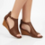 Butterfly Feet Shani 15 Wedge - Chocolate