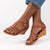 Butterfly Feet Shani 18 Wedge Sandals - Tan