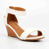 Butterfly Feet Shani Wedge - White